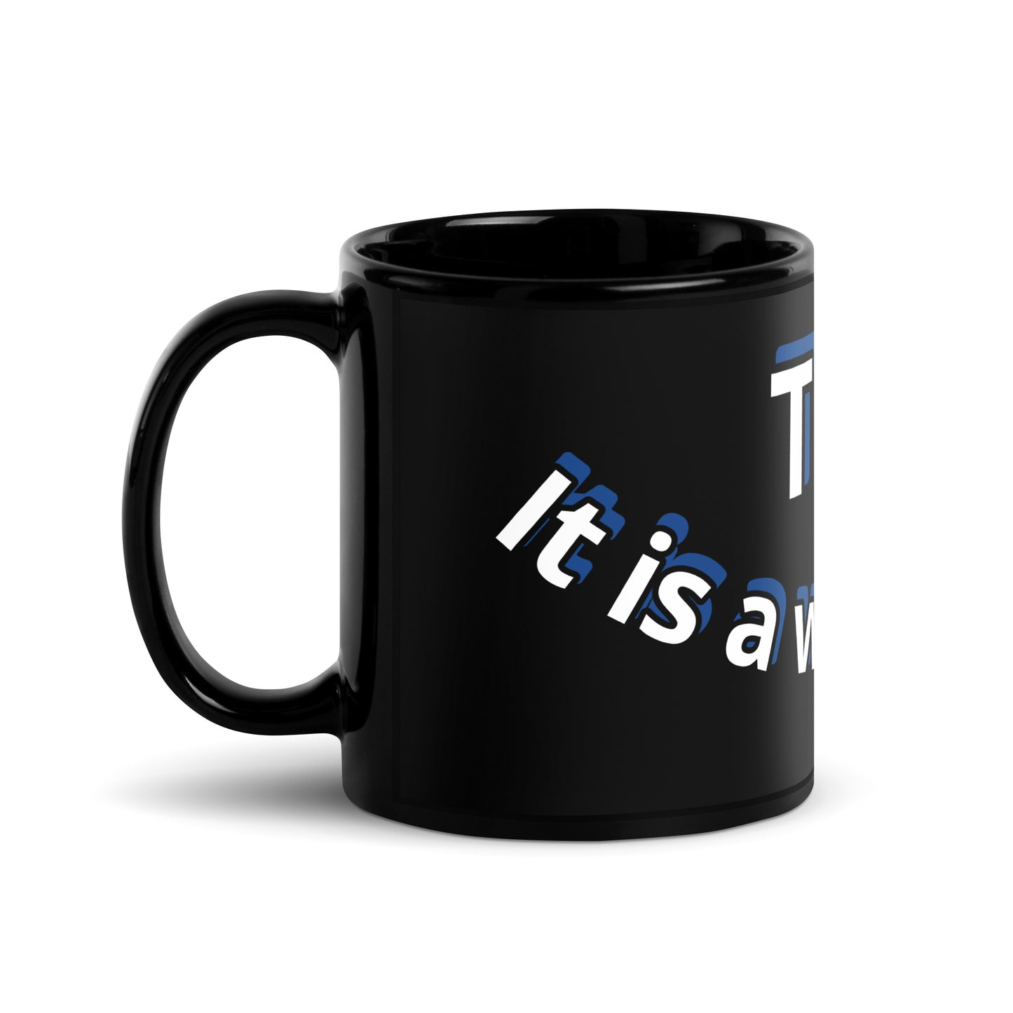 Black Glossy Mug