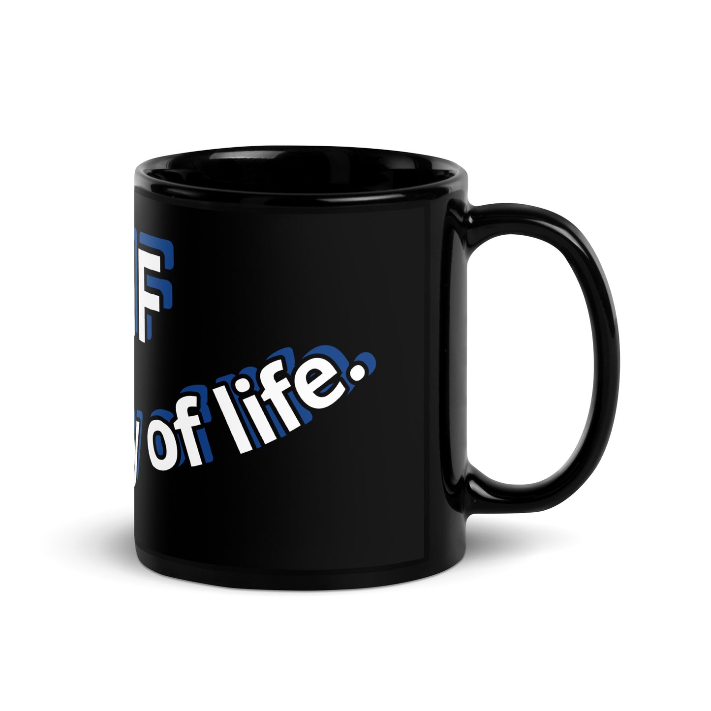 Black Glossy Mug